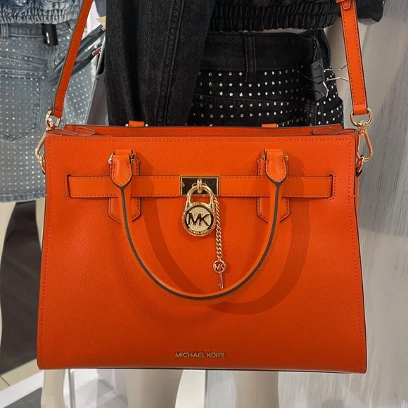 MICHAEL KORS HAMILTON MEDIUM SATCHEL
COLOR: Poppy
NWT - Picture 1 of 16